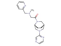 N-methyl-2-oxo-2-[(1S*,5R*)-3-(2-pyrazinyl)-3,6-diazabicyclo[3.2.2]non-6-yl]-N-(2-pyridinylmethyl)ethanamine