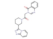 3-[2-oxo-2-(3-[1,2,4]triazolo[4,3-a]pyridin-3-yl-1-piperidinyl)ethyl]-4(3H)-quinazolinone