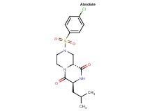 (3S,9aR)-8-[(4-chlorophenyl)sulfonyl]-3-isobutyltetrahydro-2H-pyrazino[1,2-a]pyrazine-1,4(3H,6H)-dione