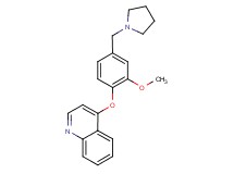 4-[2-methoxy-4-(pyrrolidin-1-ylmethyl)phenoxy]quinoline