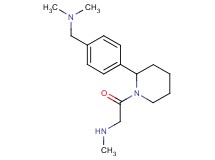 2-(2-{4-[(dimethylamino)methyl]phenyl}piperidin-1-yl)-N-methyl-2-oxoethanamine