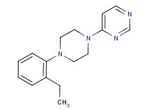 4-[4-(2-ethylphenyl)piperazin-1-yl]pyrimidine