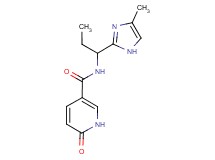 N-[1-(4-methyl-1H-imidazol-2-yl)propyl]-6-oxo-1,6-dihydropyridine-3-carboxamide