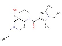 [(4aS*,8aR*)-1-[(1-ethyl-2,5-dimethyl-1H-pyrrol-3-yl)carbonyl]-6-propyloctahydro-1,6-naphthyridin-4a(2H)-yl]methanol
