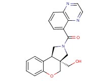 [(3aS*,9bS*)-2-(quinoxalin-5-ylcarbonyl)-1,2,3,9b-tetrahydrochromeno[3,4-c]pyrrol-3a(4H)-yl]methanol