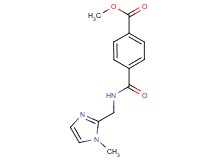 methyl 4-({[(1-methyl-1H-imidazol-2-yl)methyl]amino}carbonyl)benzoate trifluoroacetate
