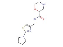 N-{[2-(1-pyrrolidinyl)-1,3-thiazol-4-yl]methyl}-2-morpholinecarboxamide dihydrochloride