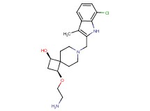 rel-(1R,3S)-3-(2-aminoethoxy)-7-[(7-chloro-3-methyl-1H-indol-2-yl)methyl]-7-azaspiro[3.5]nonan-1-ol dihydrochloride