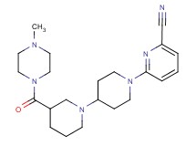 6-{3-[(4-methylpiperazin-1-yl)carbonyl]-1,4'-bipiperidin-1'-yl}pyridine-2-carbonitrile