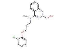 {4-[[3-(2-chlorophenoxy)propyl](methyl)amino]quinazolin-2-yl}methanol