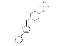 N-(1-{[5-(tetrahydro-2-furanyl)-2-thienyl]methyl}-4-piperidinyl)methanesulfonamide