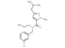 N-(3-chlorobenzyl)-3-isobutyl-1-methyl-N-propyl-1H-pyrazole-5-carboxamide