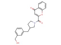 2-({3-[3-(hydroxymethyl)benzyl]pyrrolidin-1-yl}carbonyl)-4H-chromen-4-one