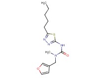 N-(3-furylmethyl)-N-methyl-N'-(5-pentyl-1,3,4-thiadiazol-2-yl)urea