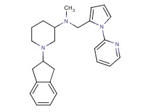 1-(2,3-dihydro-1H-inden-2-yl)-N-methyl-N-{[1-(2-pyridinyl)-1H-pyrrol-2-yl]methyl}-3-piperidinamine