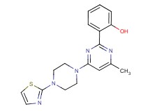 2-{4-methyl-6-[4-(1,3-thiazol-2-yl)piperazin-1-yl]pyrimidin-2-yl}phenol