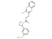 3-{3-[2-(3-methoxyphenyl)-1-azetidinyl]-3-oxopropyl}-2-quinoxalinol
