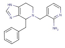 3-[(4-benzyl-1,4,6,7-tetrahydro-5H-imidazo[4,5-c]pyridin-5-yl)methyl]pyridin-2-amine