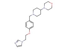 4-(1-{4-[2-(1H-imidazol-1-yl)ethoxy]benzyl}piperidin-4-yl)morpholine