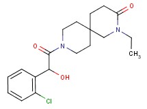 9-[(2-chlorophenyl)(hydroxy)acetyl]-2-ethyl-2,9-diazaspiro[5.5]undecan-3-one
