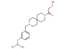 3-(3-isopropoxybenzyl)-9-(methoxyacetyl)-3,9-diazaspiro[5.5]undecane