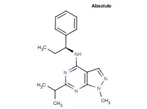6-isopropyl-1-methyl-N-[(1S)-1-phenylpropyl]-1H-pyrazolo[3,4-d]pyrimidin-4-amine