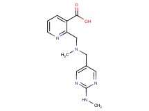 2-[(methyl{[2-(methylamino)pyrimidin-5-yl]methyl}amino)methyl]nicotinic acid