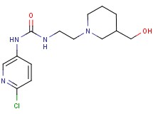 N-(6-chloropyridin-3-yl)-N'-{2-[3-(hydroxymethyl)piperidin-1-yl]ethyl}urea