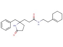 3-(2-benzyl-5-oxo-2-pyrrolidinyl)-N-[2-(1-cyclohexen-1-yl)ethyl]propanamide