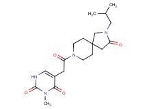 5-[2-(2-isobutyl-3-oxo-2,8-diazaspiro[4.5]dec-8-yl)-2-oxoethyl]-3-methylpyrimidine-2,4(1H,3H)-dione