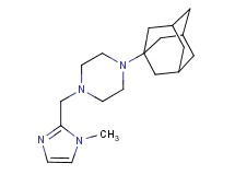 1-(1-adamantyl)-4-[(1-methyl-1H-imidazol-2-yl)methyl]piperazine