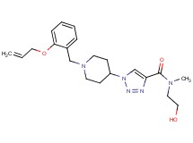 1-{1-[2-(allyloxy)benzyl]-4-piperidinyl}-N-(2-hydroxyethyl)-N-methyl-1H-1,2,3-triazole-4-carboxamide