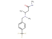 N-methyl-3-{methyl[4-(trifluoromethyl)benzyl]amino}butanamide