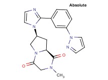 (7S,8aS)-2-methyl-7-{2-[3-(1H-pyrazol-1-yl)phenyl]-1H-imidazol-1-yl}hexahydropyrrolo[1,2-a]pyrazine-1,4-dione