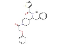 N-methyl-N-{1-[1-(phenoxyacetyl)-4-piperidinyl]-2-phenylethyl}-2-thiophenecarboxamide