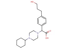 (4-cyclohexylpiperazin-1-yl)[4-(3-hydroxypropyl)phenyl]acetic acid