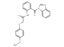 N-[2-(1H-benzimidazol-1-ylcarbonyl)phenyl]-2-(4-methoxyphenoxy)acetamide