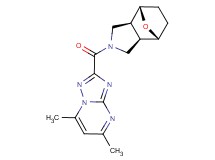 (1R*,2R*,6S*,7S*)-4-[(5,7-dimethyl[1,2,4]triazolo[1,5-a]pyrimidin-2-yl)carbonyl]-10-oxa-4-azatricyclo[5.2.1.0~2,6~]decane