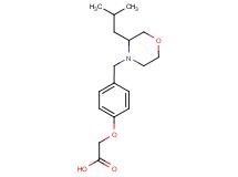 {4-[(3-isobutylmorpholin-4-yl)methyl]phenoxy}acetic acid