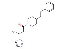 1-[3-(1H-imidazol-1-yl)butanoyl]-4-(2-phenylethyl)piperidine