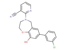 2-[7-(3-chlorophenyl)-9-hydroxy-2,3-dihydro-1,4-benzoxazepin-4(5H)-yl]nicotinonitrile