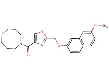 1-[(2-{[(7-methoxy-2-naphthyl)oxy]methyl}-1,3-oxazol-4-yl)carbonyl]azocane