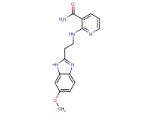 2-{[2-(6-methoxy-1H-benzimidazol-2-yl)ethyl]amino}nicotinamide