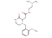 N-[2-(dimethylamino)ethyl]-2-[1-(2-methoxybenzyl)-3-oxo-2-piperazinyl]acetamide