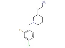 2-[1-(4-chloro-2-fluorobenzyl)piperidin-3-yl]ethanamine