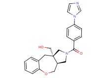 [(3aS*,10aS*)-2-[4-(1H-imidazol-1-yl)benzoyl]-2,3,3a,4-tetrahydro-1H-[1]benzoxepino[3,4-c]pyrrol-10a(10H)-yl]methanol