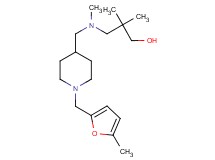 2,2-dimethyl-3-[methyl({1-[(5-methyl-2-furyl)methyl]-4-piperidinyl}methyl)amino]-1-propanol