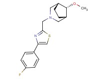 (8-syn)-3-{[4-(4-fluorophenyl)-1,3-thiazol-2-yl]methyl}-8-methoxy-3-azabicyclo[3.2.1]octane