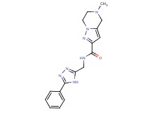 5-methyl-N-[(5-phenyl-4H-1,2,4-triazol-3-yl)methyl]-4,5,6,7-tetrahydropyrazolo[1,5-a]pyrazine-2-carboxamide