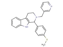 1-[4-(methylthio)phenyl]-2-(3-pyridinylmethyl)-2,3,4,9-tetrahydro-1H-beta-carboline
